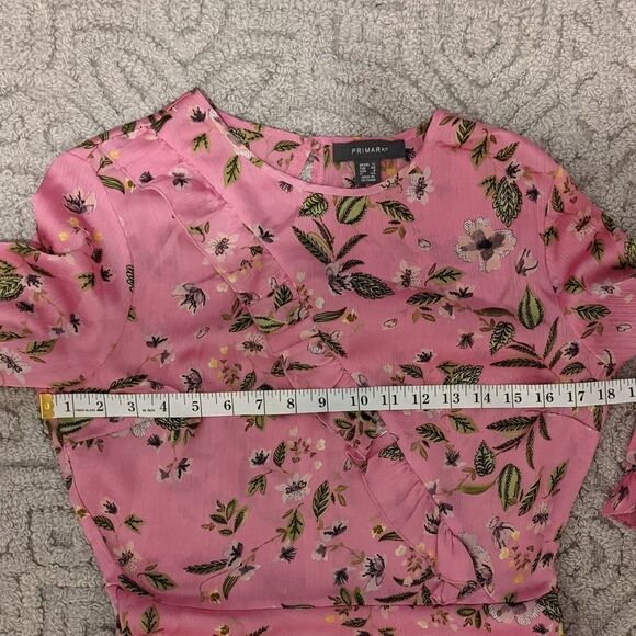 Primark pink floral dress ditsy print size 8 @Y - Picture 11 of 11